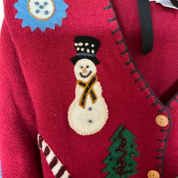 COPY - NWT Susan Bristol Christmas Cardigan-XL - Picture 8 of 13